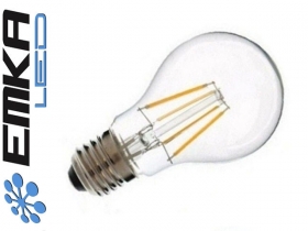 Żarówka LED E27 4W (40W) Filament Bulwa Classic Biała zimna