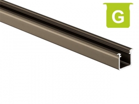 Profil aluminiowy wpuszczany, głęboki INOX typ G 1 metr