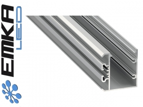 Profil aluminiowy napowierzchniowy, srebrny typ UNICO 2 metry