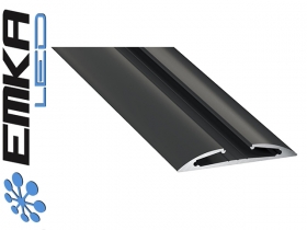 Profil aluminiowy nawierzchniowy, czarny typ RETO 1 metr