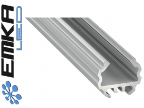 Profil aluminiowy nawierzchniowy, srebrny typ MICO 2 metry