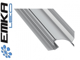 Profil aluminiowy wpuszczany, srebrny typ TOPO 1 metr