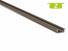 Profil aluminiowy wpuszczany, płaski INOX typ Z 1 metr