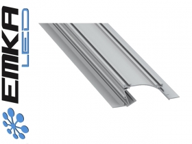 Profil aluminiowy wpuszczany, srebrny typ PERO 1 metr