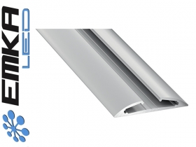 Profil aluminiowy nawierzchniowy, srebrny typ RETO 2 metry