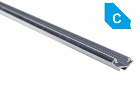 Profil aluminiowy narożnikowy SUROWY typ C 1 metr