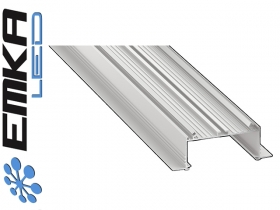 Profil aluminiowy wpuszczany, biały typ SORGA 2 metry