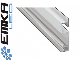 Profil aluminiowy wpuszczany przypodłogowy, biały typ FLARO 2 metry