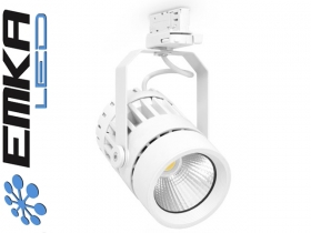 Projektor LED na szynę SA 40W, 3-fazowy Biały ciepły - biały
