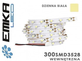 Taśma LED 300 SMD3528 IP20 Biała Dzienna 5m
