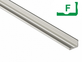 Profil aluminiowy zewnętrzny, kątowy SREBRNY typ F 1 metr