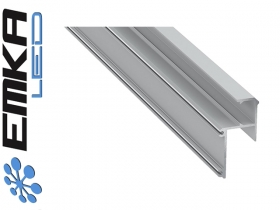Profil aluminiowy sufitowy, srebrny typ IPA16 2 metry