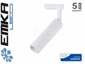 Reflektor LED trójfazowy Biały V-TAC chip Samsung VT-407-W 7W Biała Dzienna
