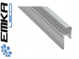 Profil aluminiowy sufitowy, srebrny typ IPA12 1 metr