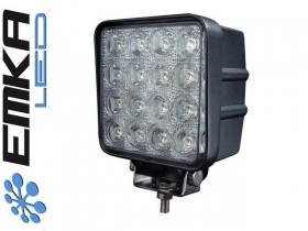 Lampa samochodowa LED 48W 12V 3071lm IP67 Kwadratowa