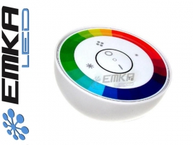 Kontroler LED RF dotykowy 18A - biały okrągły