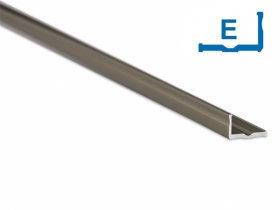 Profil aluminiowy zewnętrzny, kątowy INOX typ E 1 metr