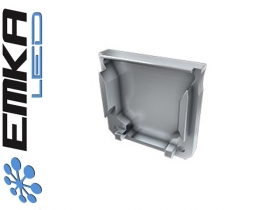 Zaślepka do profilu LED napowierzchniowego typ DILEDA aluminium 1szt srebrna