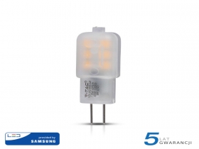 Żarówka LED V-TAC SAMSUNG CHIP 1.5W G4 VT-201 3000K 100lm 5 Lat Gwarancji