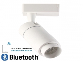Oprawa Track Light LED V-TAC 35W Biała Bluetooth Control Barwa 3w1 16-53st VT-7735 2800K 2350lm